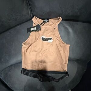 POSTER GIRL Brown VIP Tank Top
